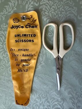 Vintage Joyce Chen Kitchen Shears with Protective Sheath